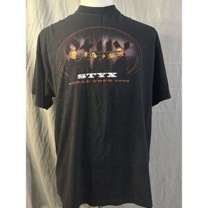 Styx - World Tour 2008. Black Shirt Size XL